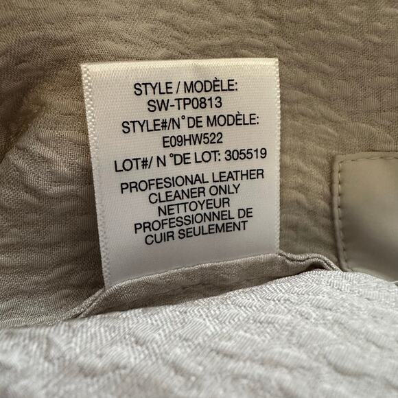 Helmut Lang light gray silk &  leather sleeveless top size P - Picture 9 of 12